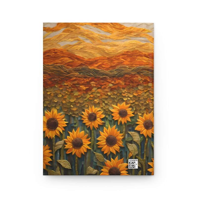 Golden Sunflower Personalized Journal - Image 3
