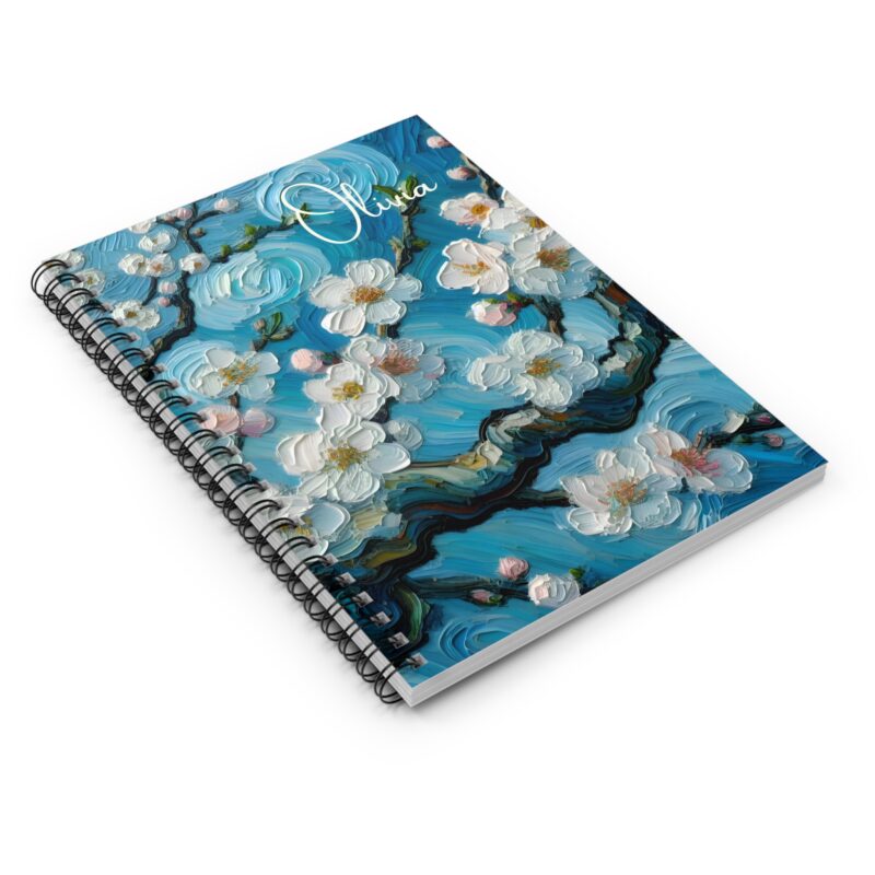 Dreamy Bloom Personalized Spiral Notebook - Image 3