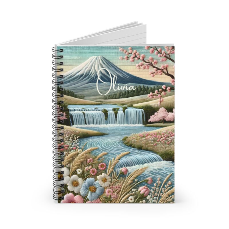 Alpine Stream Personalized Spiral Notebook