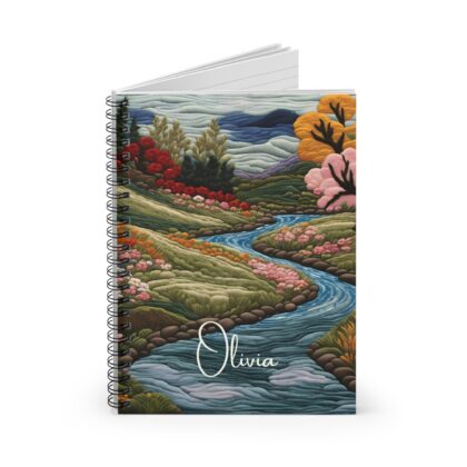 River of Dreams Personalized Spiral Notebook