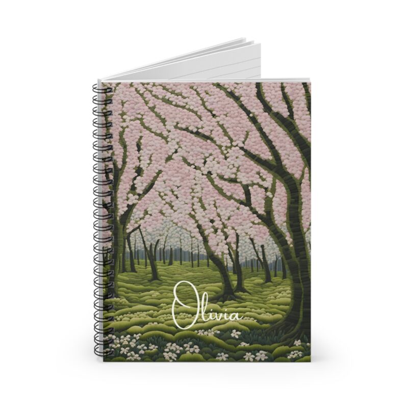 Sakura Dream Personalized Spiral Notebook