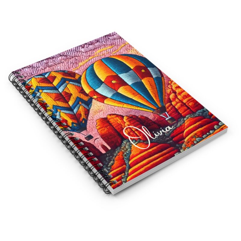 Balloon Voyage Personalized Spiral Notebook - Image 3