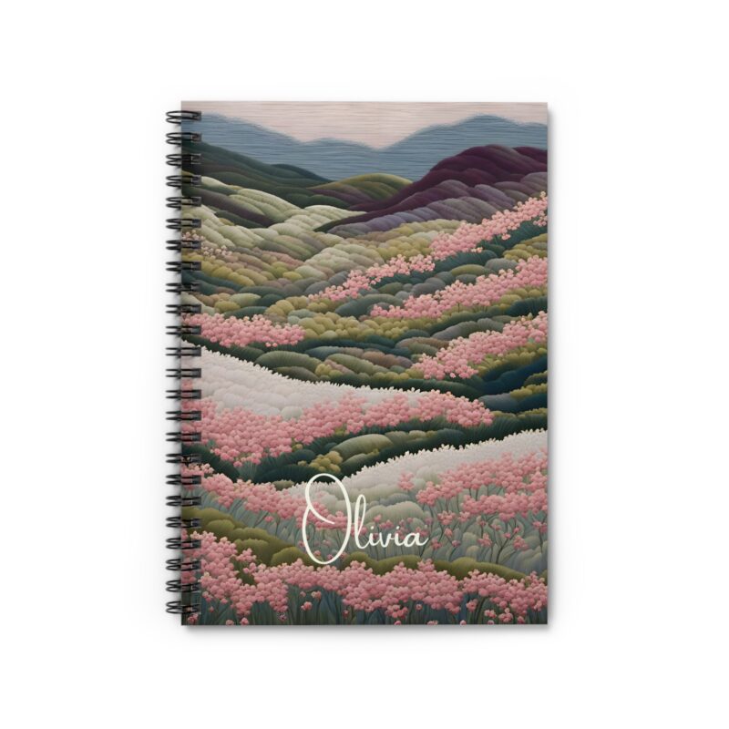 Petal Hills Personalized Spiral Notebook - Image 2