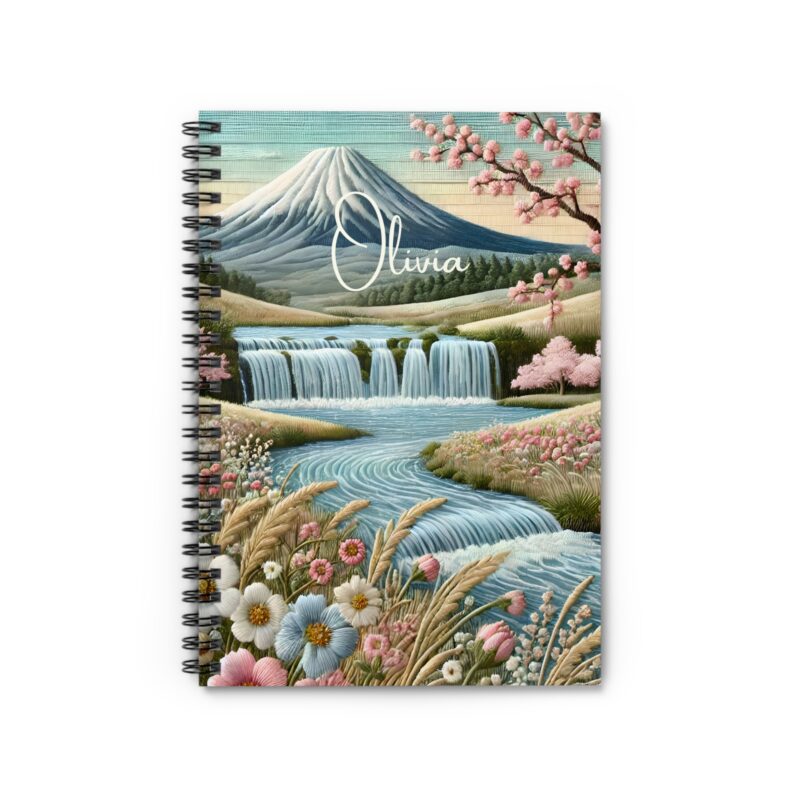 Alpine Stream Personalized Spiral Notebook - Image 2