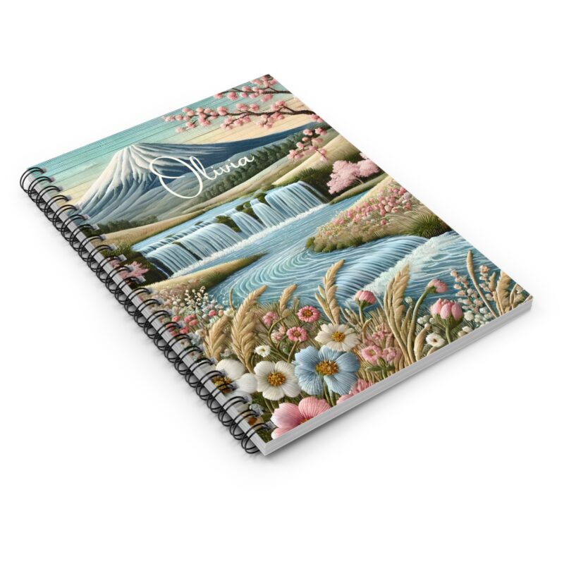 Alpine Stream Personalized Spiral Notebook - Image 3