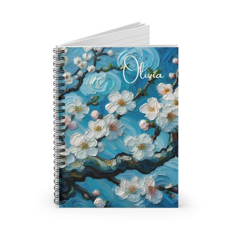 Dreamy Bloom Personalized Spiral Notebook