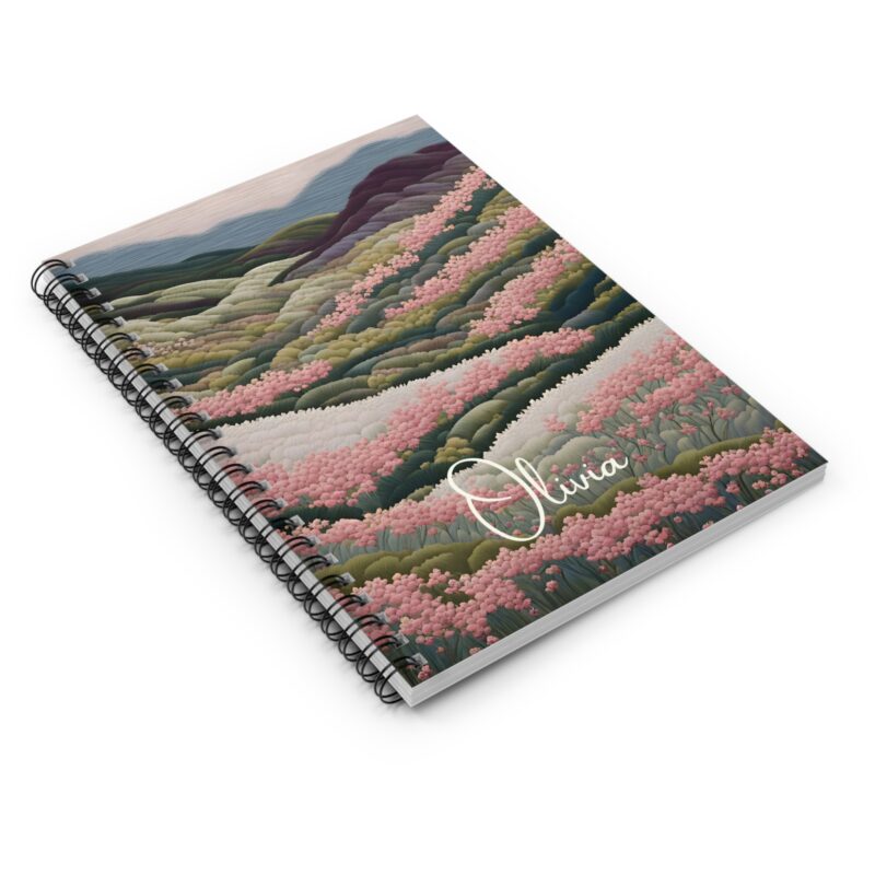 Petal Hills Personalized Spiral Notebook - Image 3