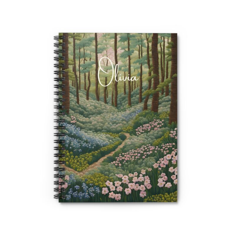 Whispering Woods Personalized Spiral Notebook - Image 2