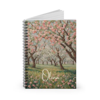 Orchard Bliss Personalized Spiral Notebook