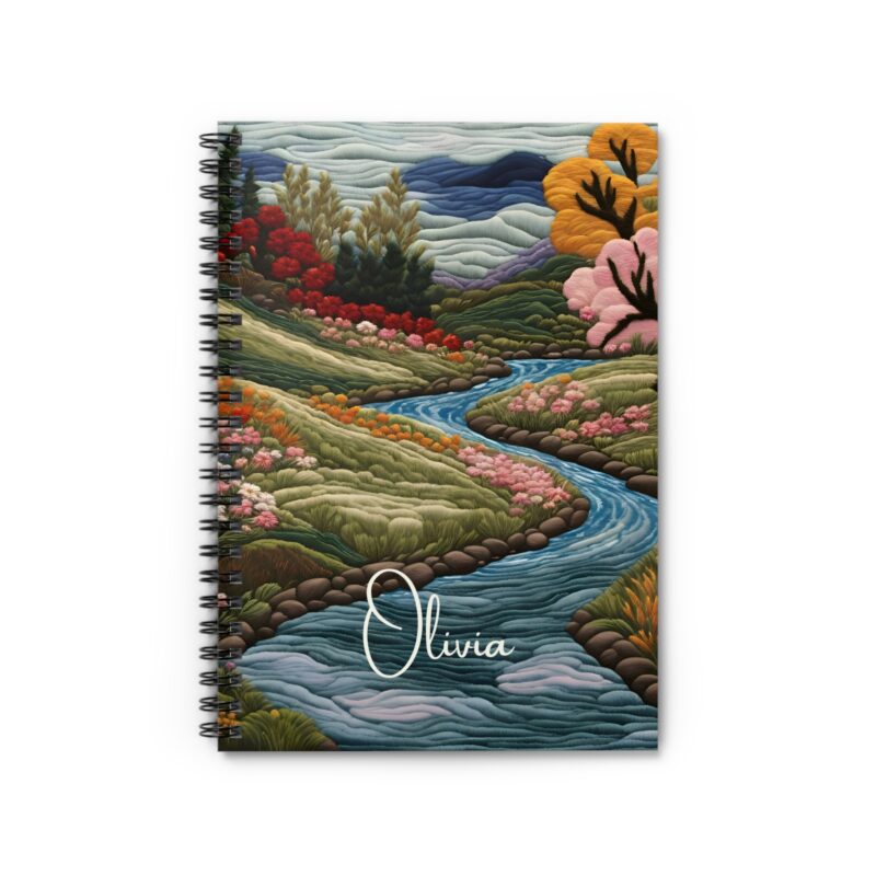 River of Dreams Personalized Spiral Notebook - Image 2