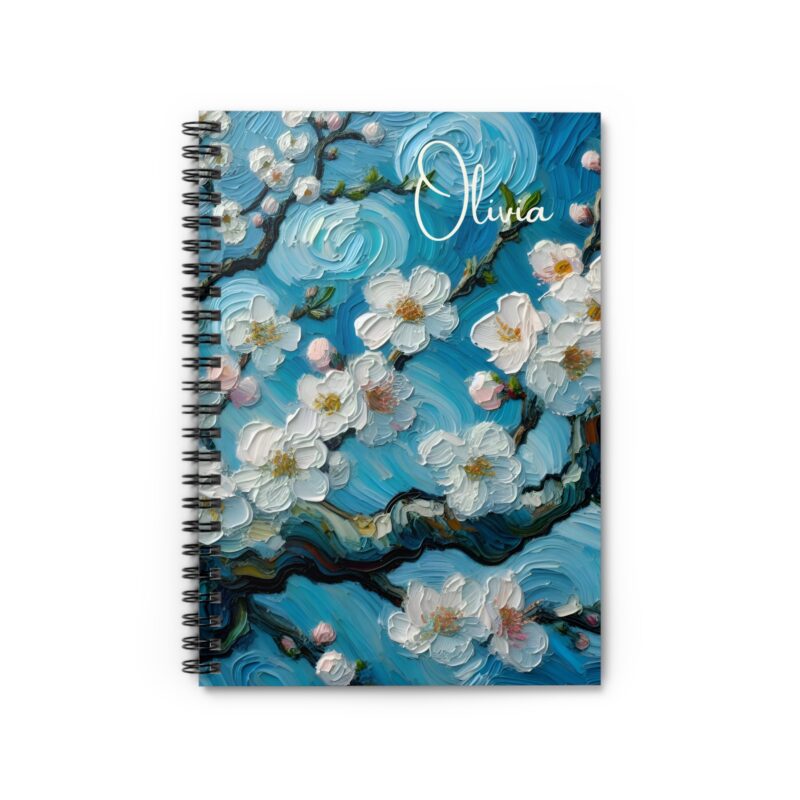 Dreamy Bloom Personalized Spiral Notebook - Image 2