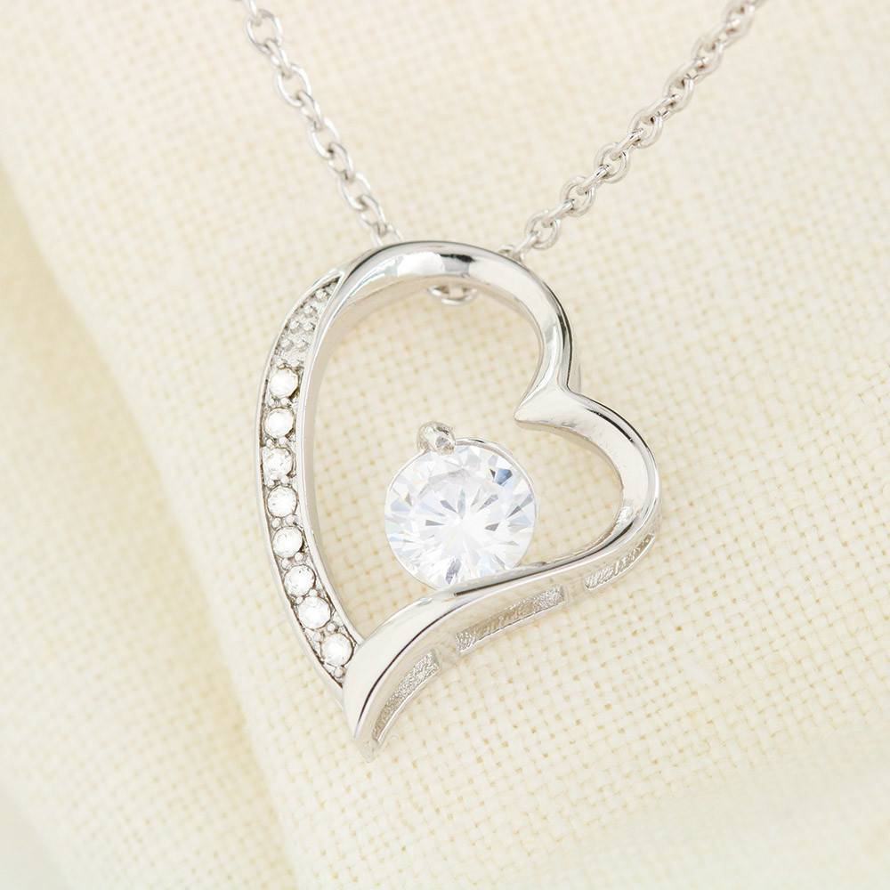 To My Mom – Forever Love Necklace Gift from Daughter - Image 2
