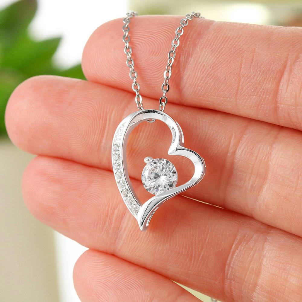 To My Girlfriend – Forever Love Necklace Gift from Boyfriend with Message Card - Image 6