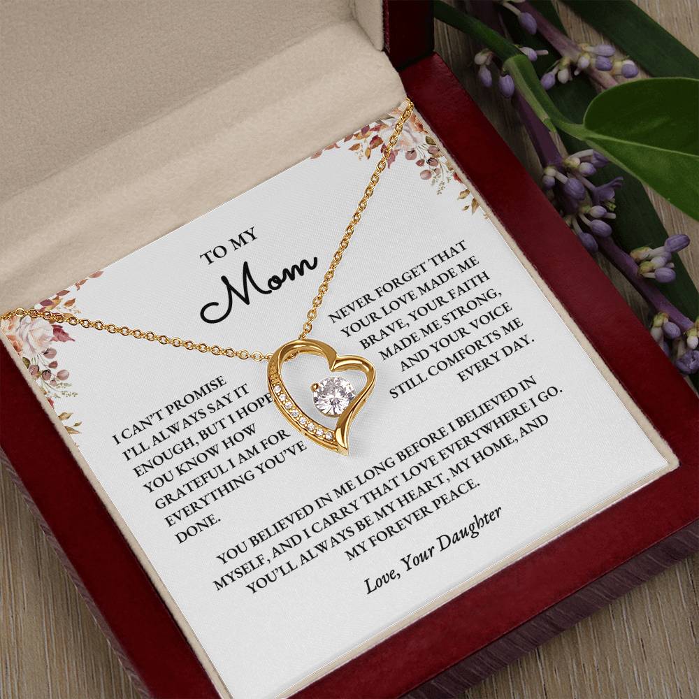 To My Mom – Forever Love Necklace Gift from Daughter - Image 16