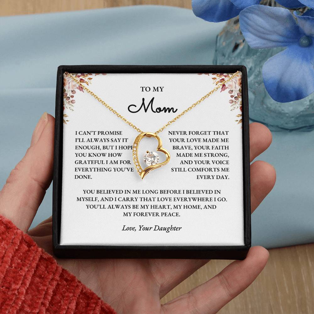 To My Mom – Forever Love Necklace Gift from Daughter - Image 13