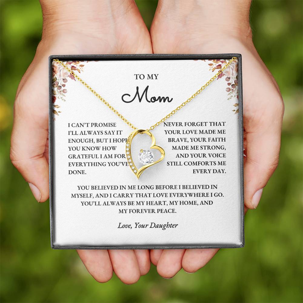 To My Mom – Forever Love Necklace Gift from Daughter - Image 8
