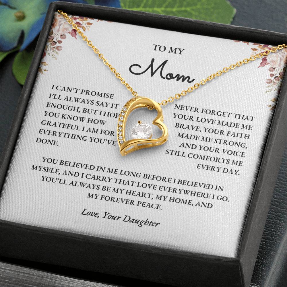 To My Mom – Forever Love Necklace Gift from Daughter - Image 12