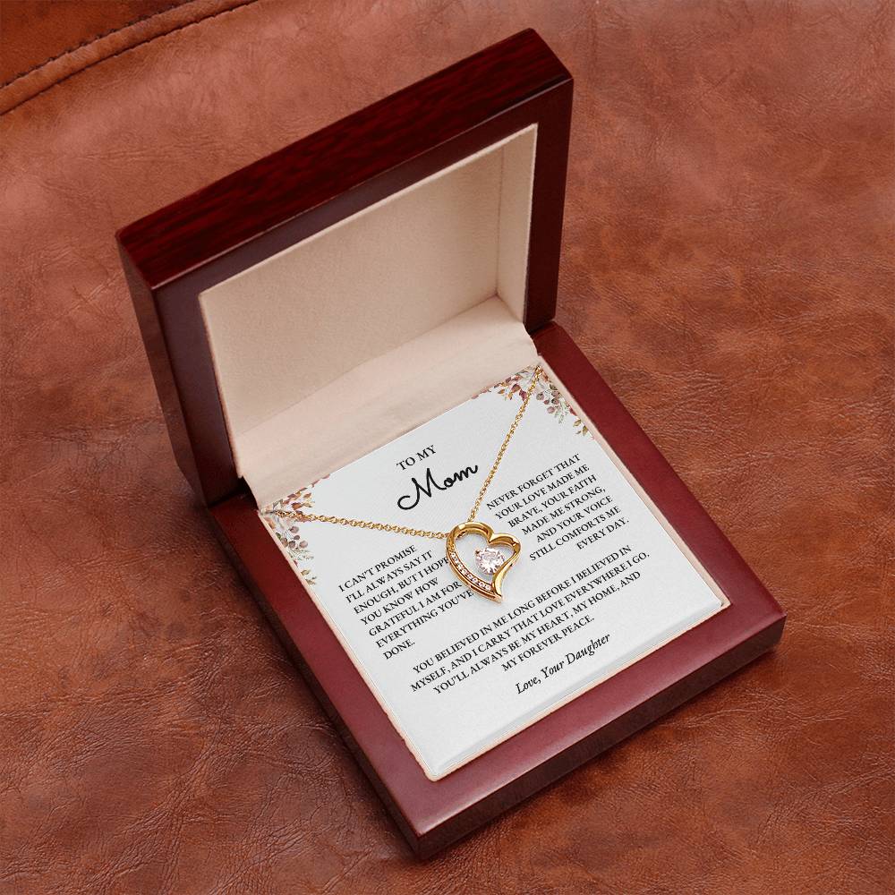 To My Mom – Forever Love Necklace Gift from Daughter - Image 14