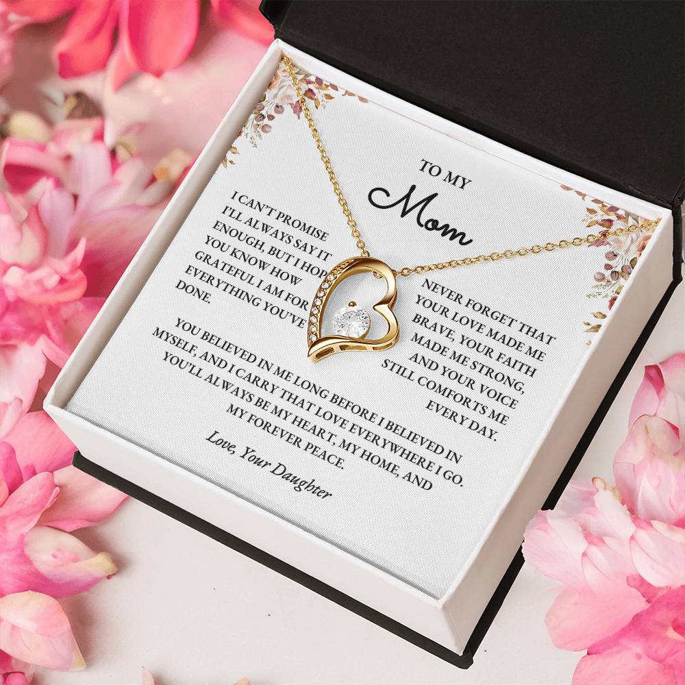 To My Mom – Forever Love Necklace Gift from Daughter - Image 10