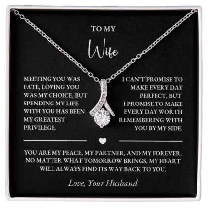 To My Wife – Alluring Beauty Necklace Gift from Husband